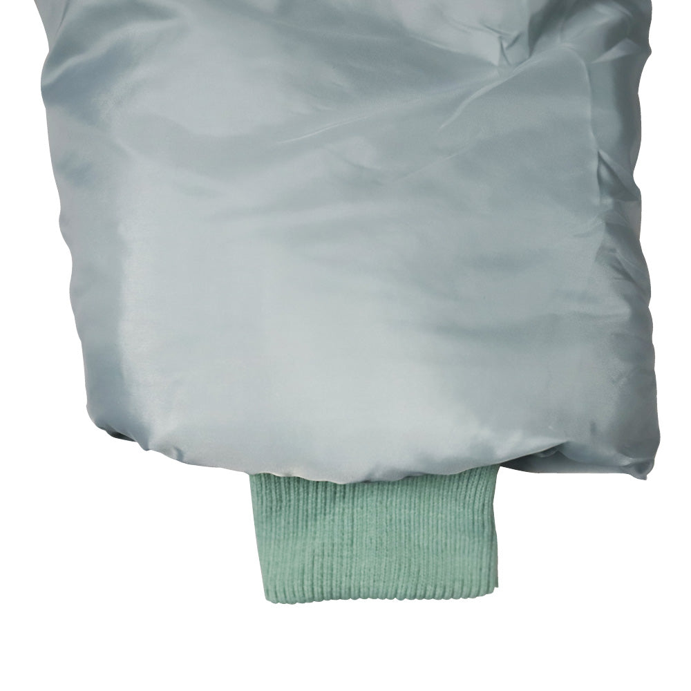 Steele Blue and Gray Long Sleeve Sleeping Bag Jacket L-XXL