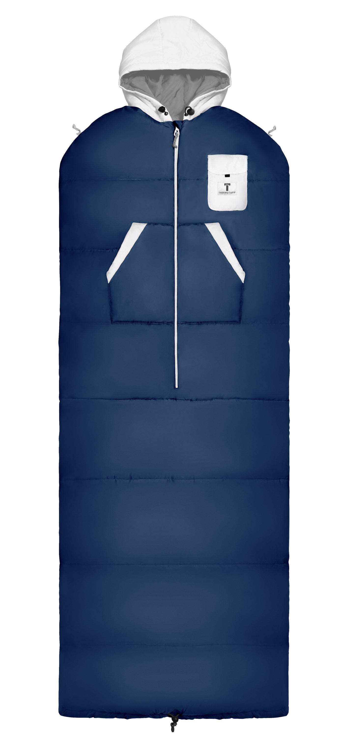 Navy and White Wearable Sleeping Bag