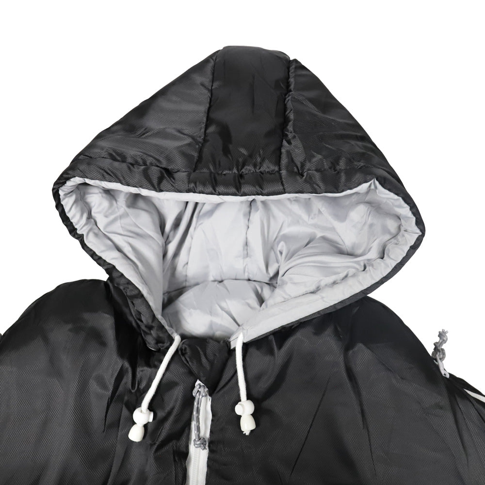 Balck Long Sleeve Sleeping Bag Jacket S-L